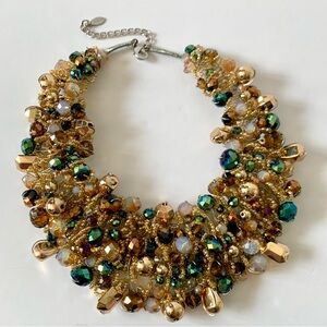 Aldo beaded collar necklace